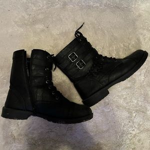Black Combat Boots